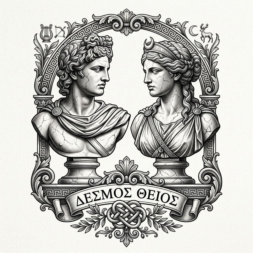 idée tatouage commun statues mythologiques