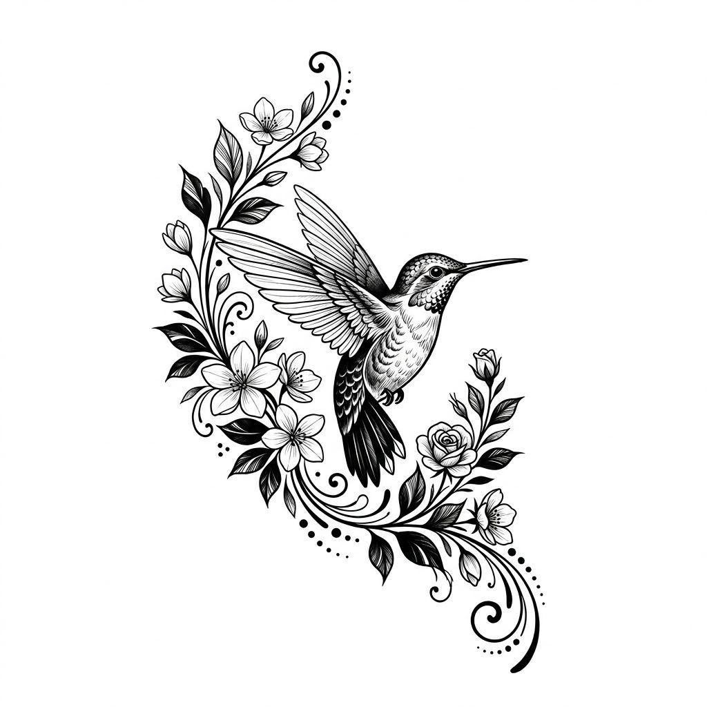 idée tatouage cou cou premium illustratif