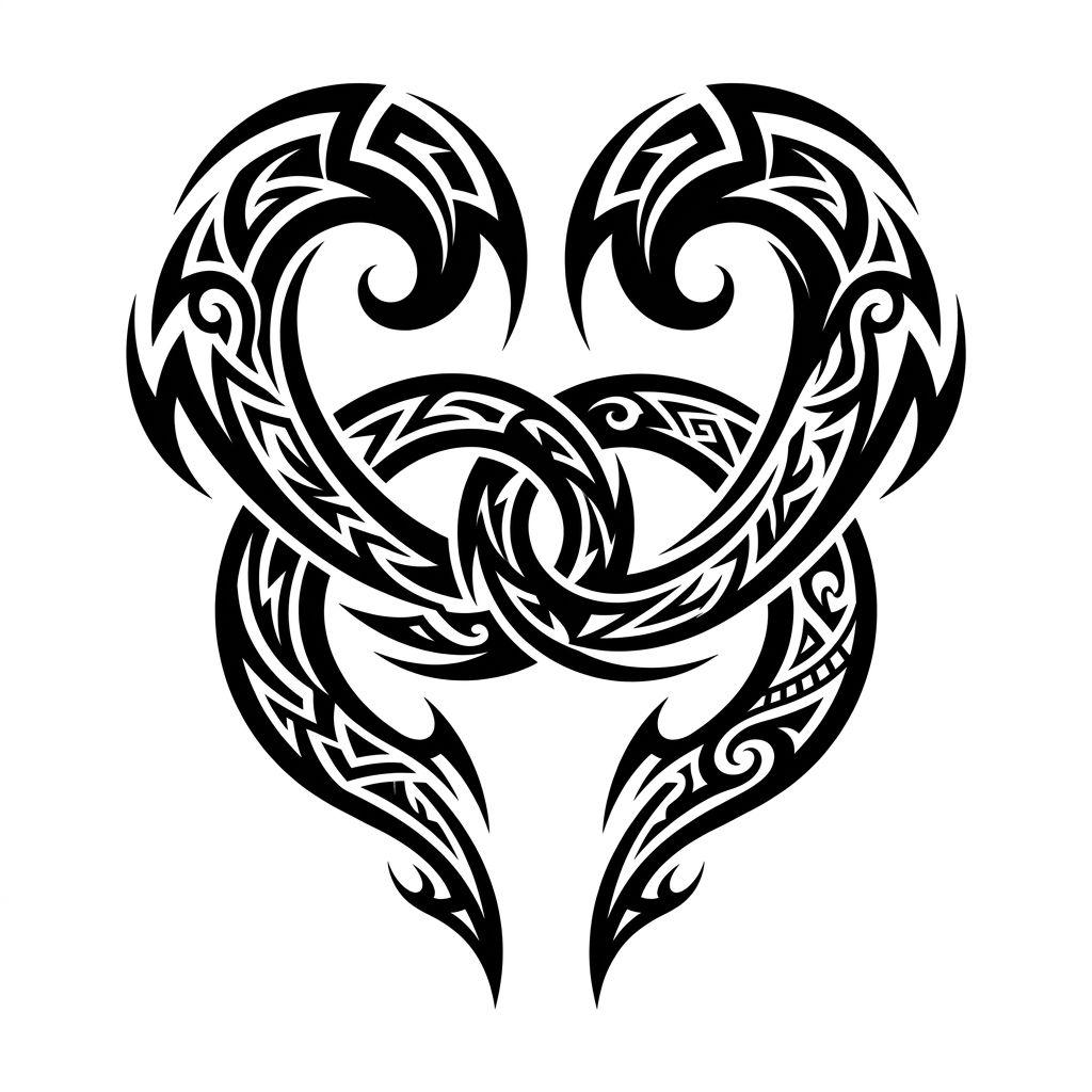 geschwister-tattoo modernes tribal