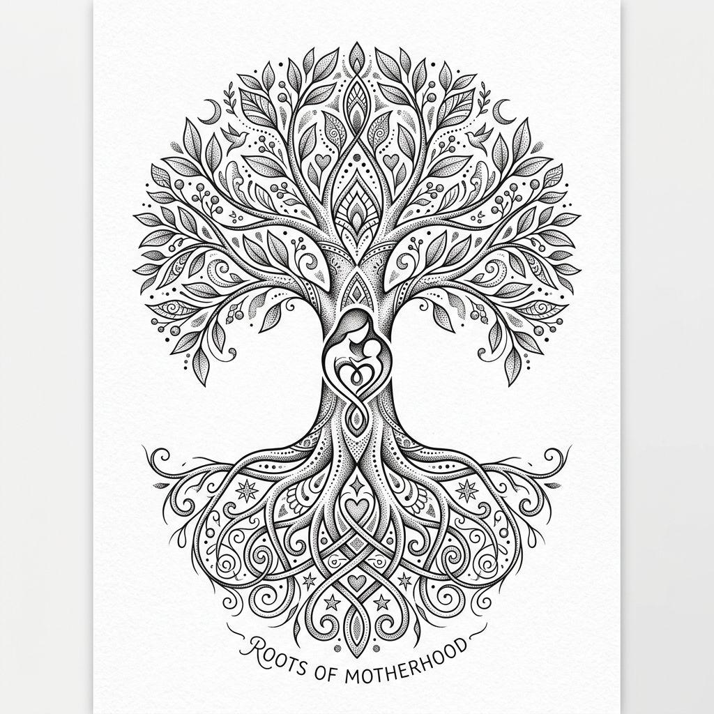 mama-tattoo spiritueller lebensbaum
