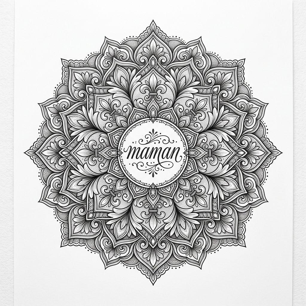 mama-tattoo mandala mama