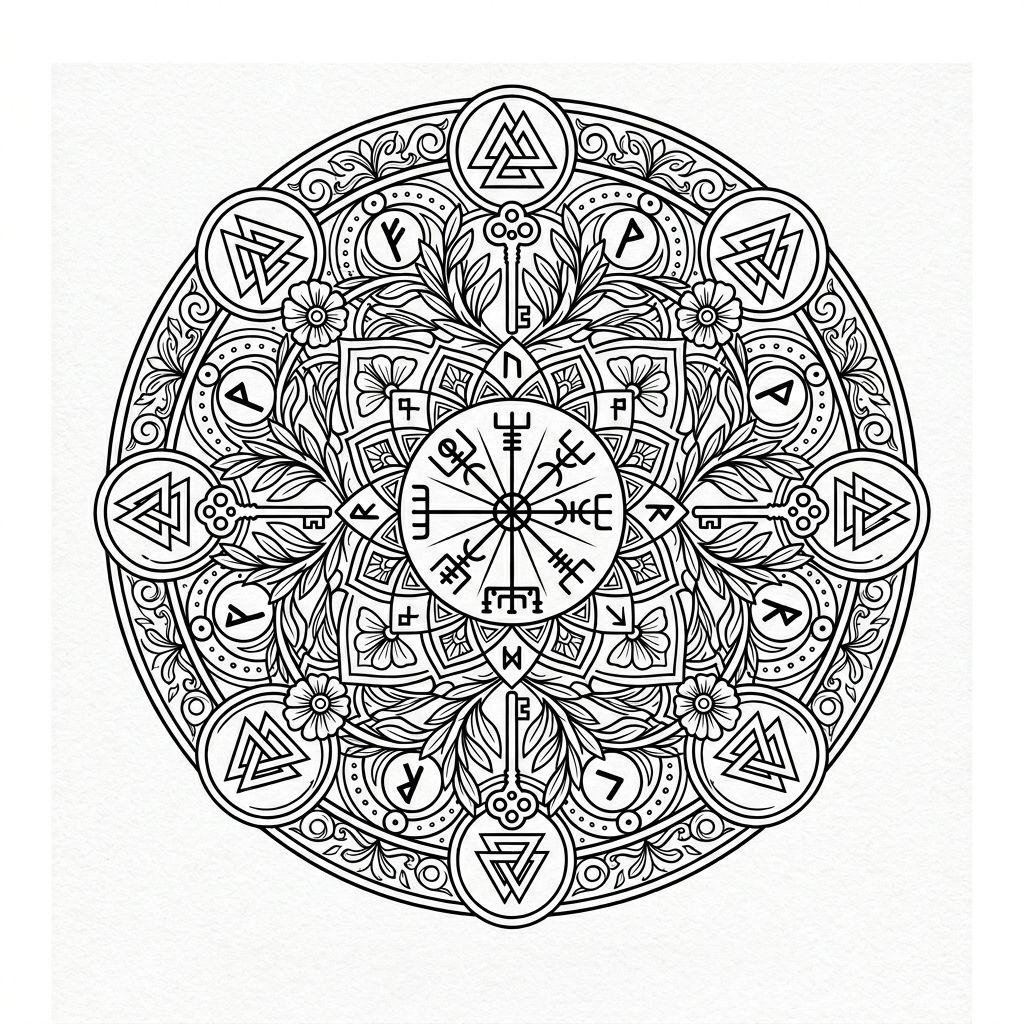 mandala-tattoo mythologisches mandala