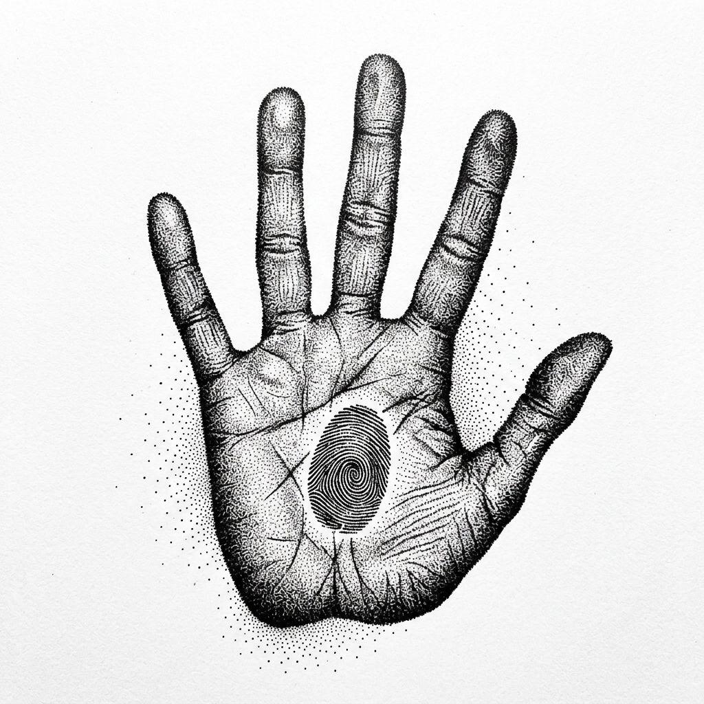 mutter-tochter-tattoo fingerabdrücke in dotwork
