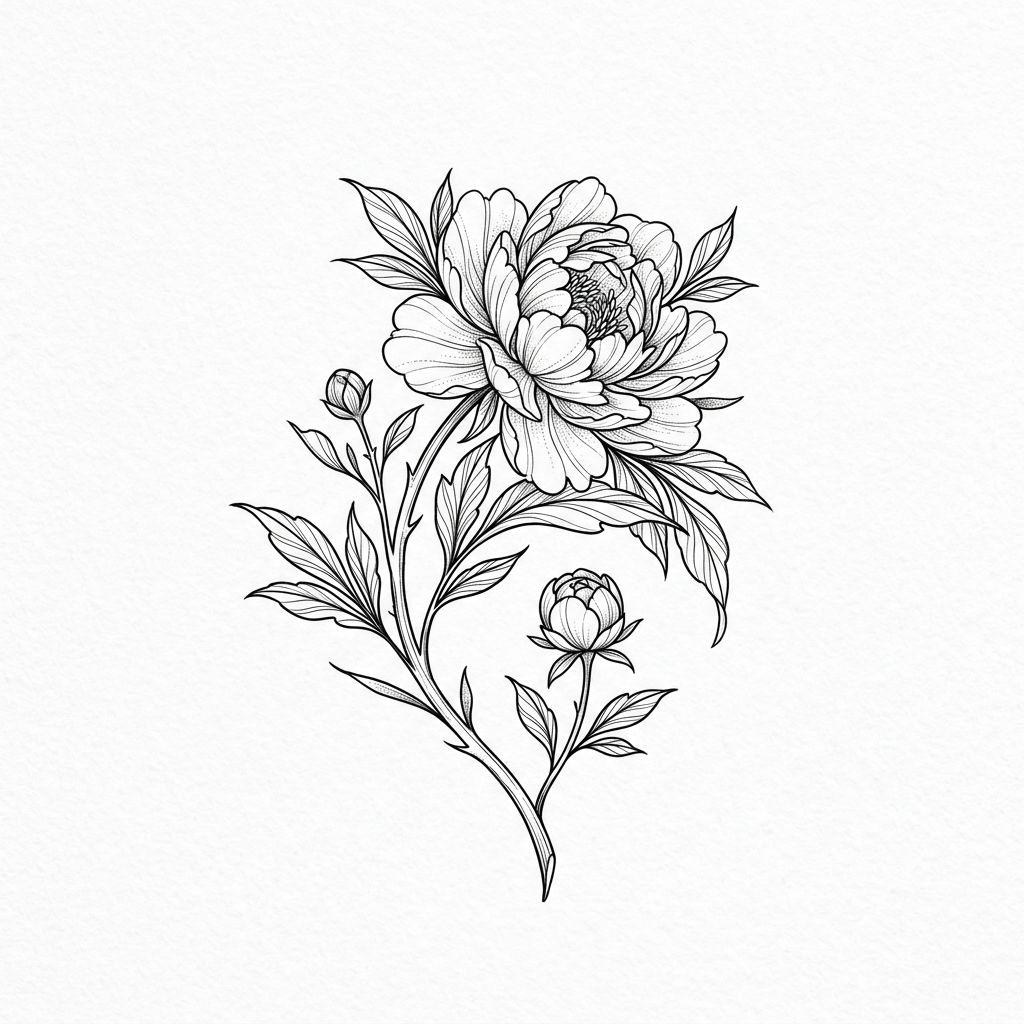 mutter-tochter-tattoo blume aus mutter und tochter