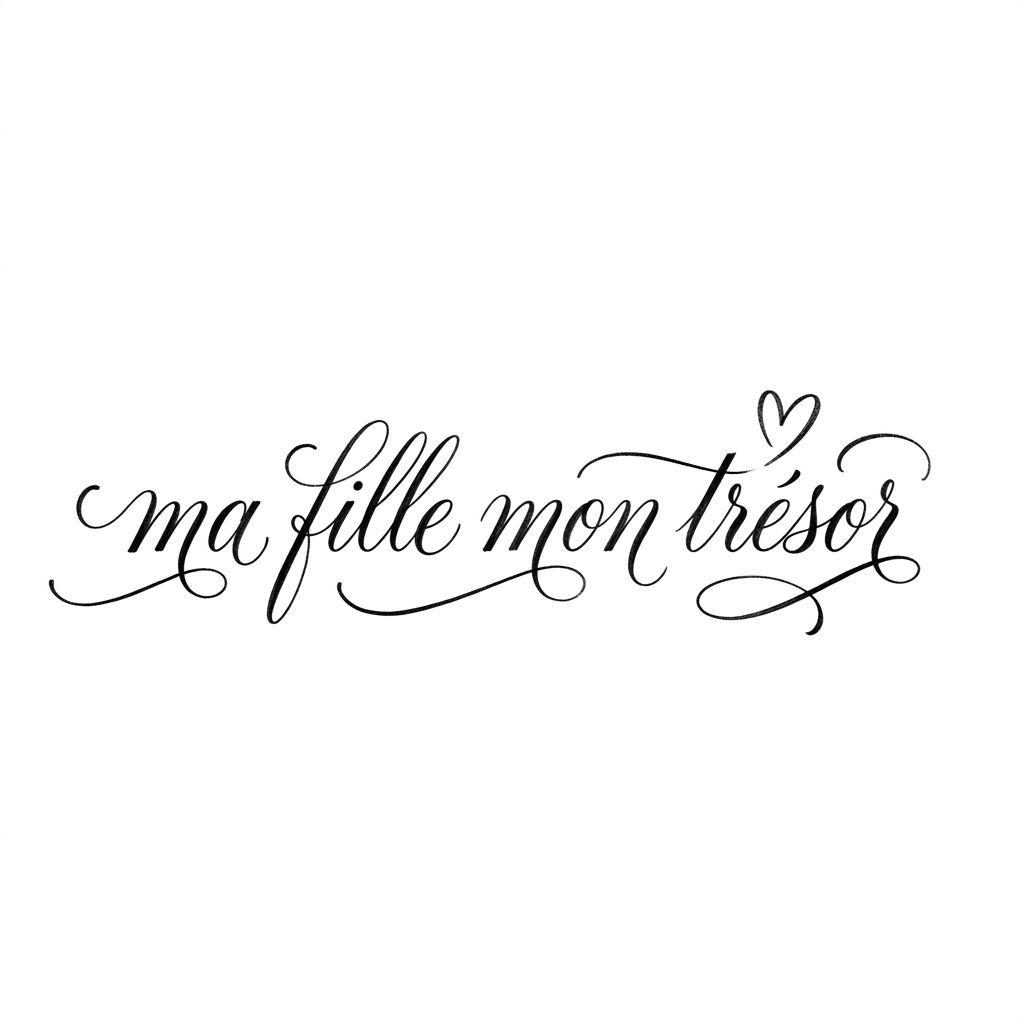 mutter-tochter-tattoo lettering meine tochter mein schatz