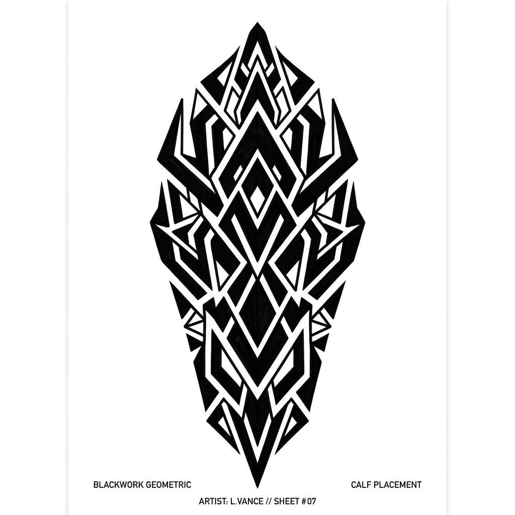 wade-tattoo blackwork komposition