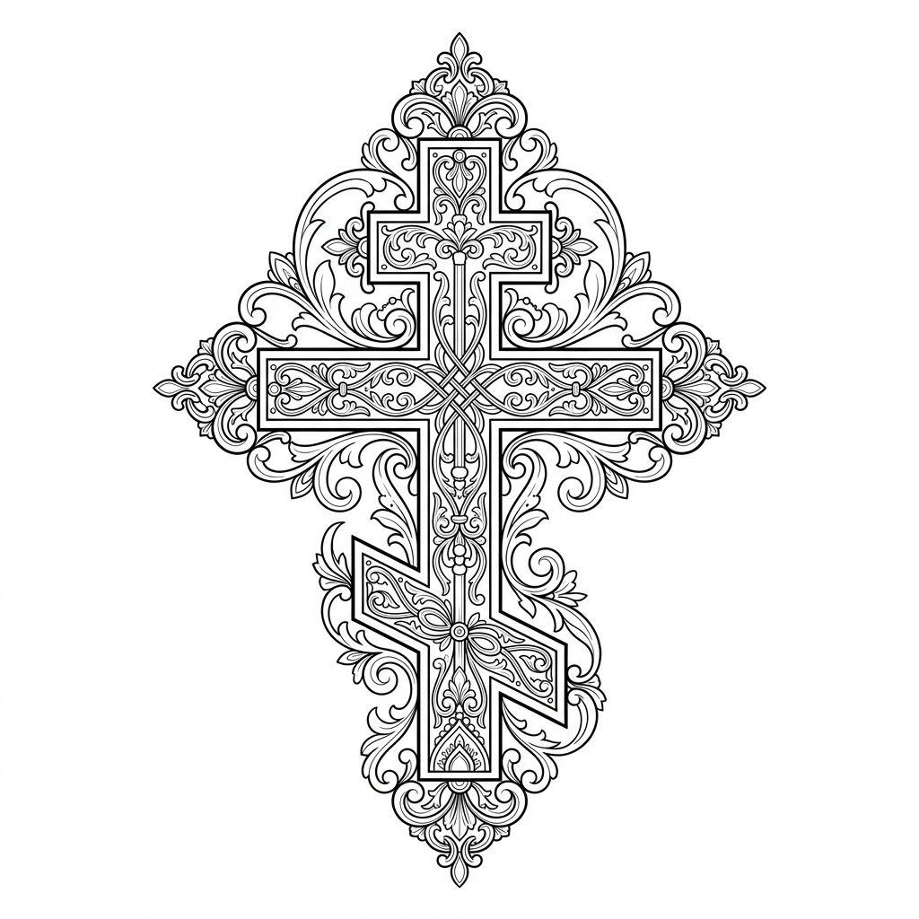 wade-tattoo orthodoxes kreuz