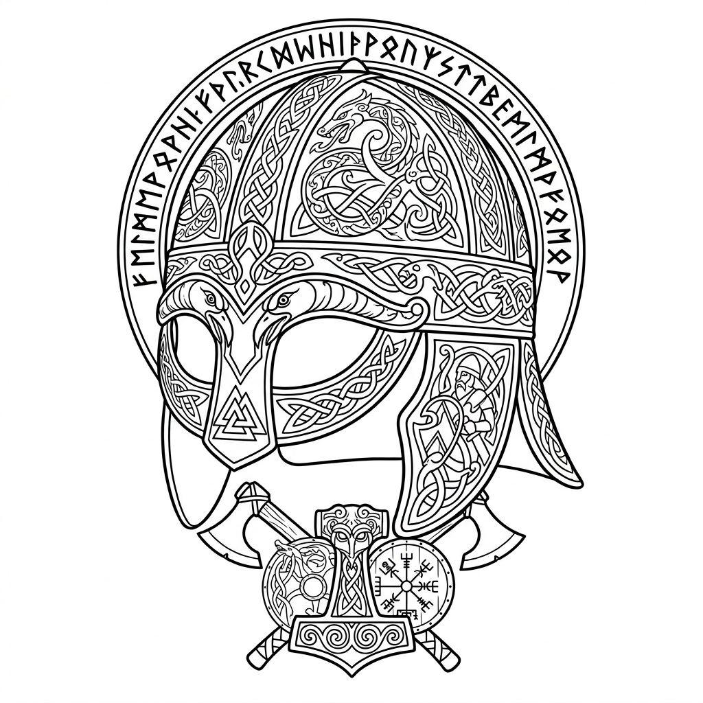 wade-tattoo wikingerhelm