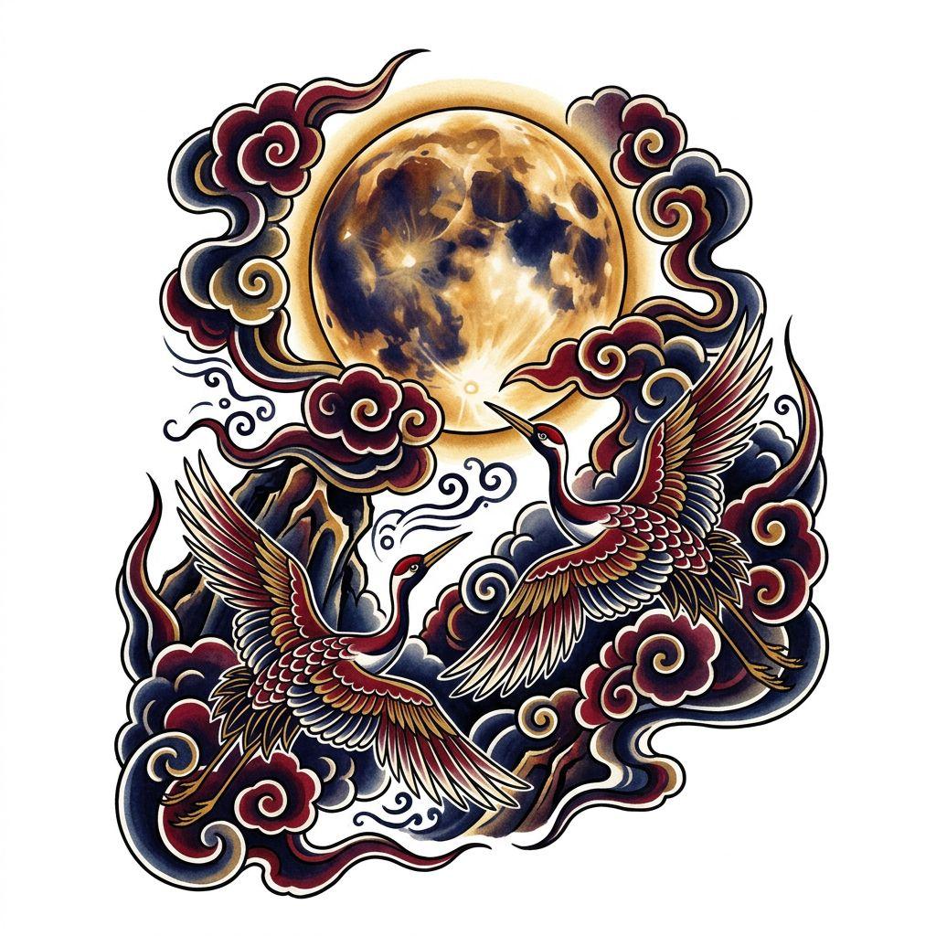 mond-tattoo mond japanese voll