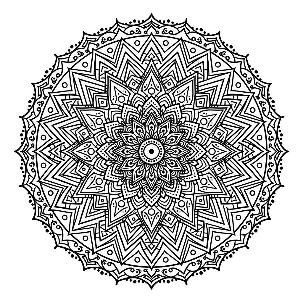 nacken-tattoo geometrisches mandala