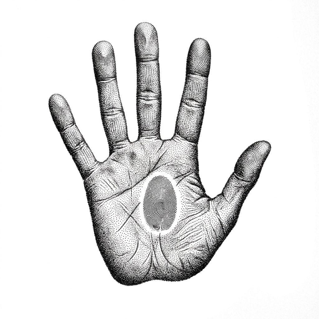 vater-tochter-tattoo dotwork fingerabdrücke