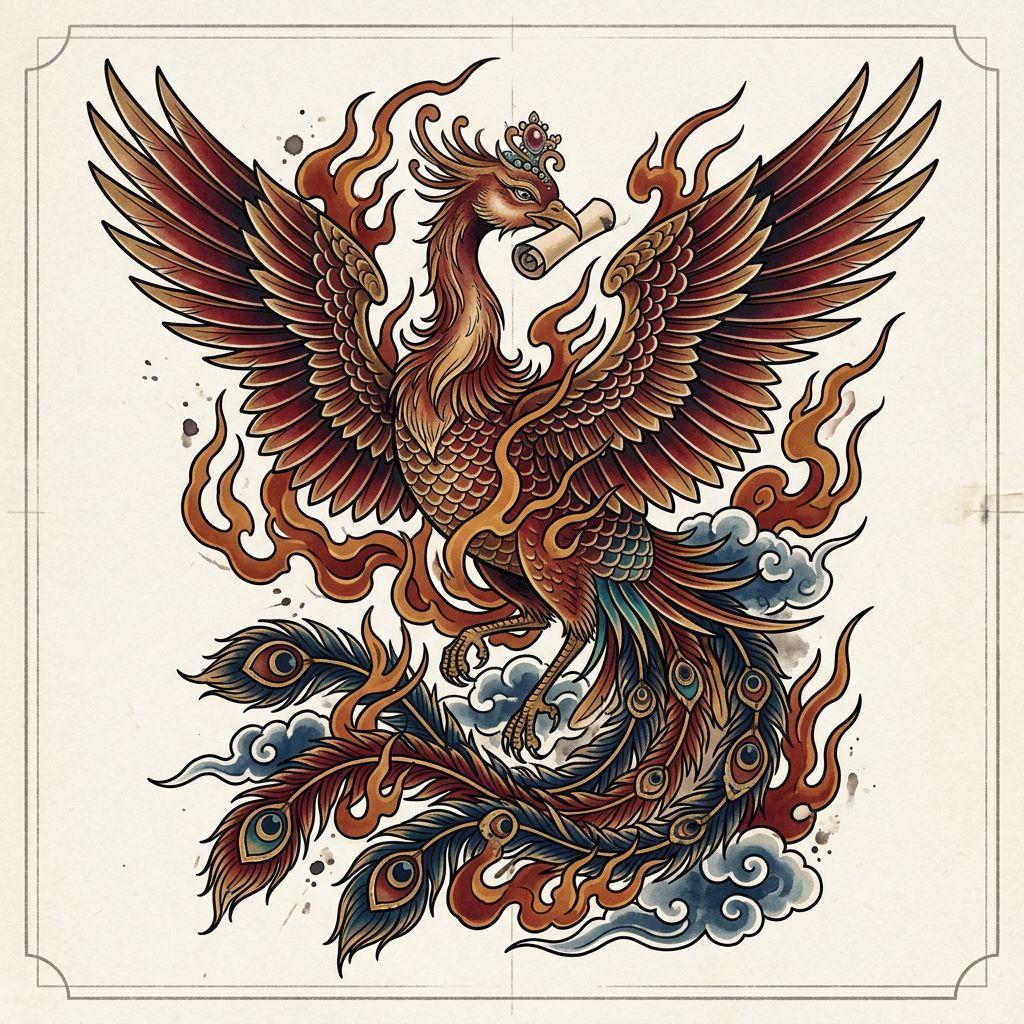 phoenix-tattoo phoenix japanese irezumi