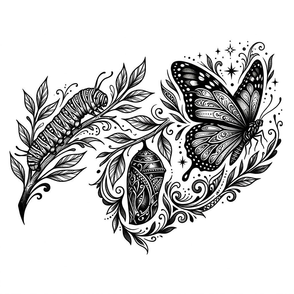 schmetterling-tattoo schmetterling-metamorphose premium