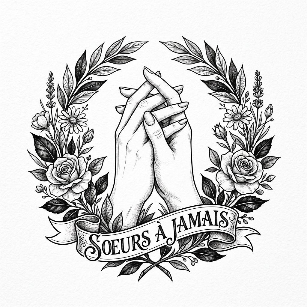 schwester-tattoo schwestern für immer premium