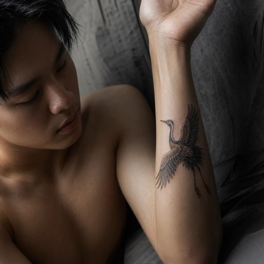 idée tatouage avant-bras homme crâne masculin
