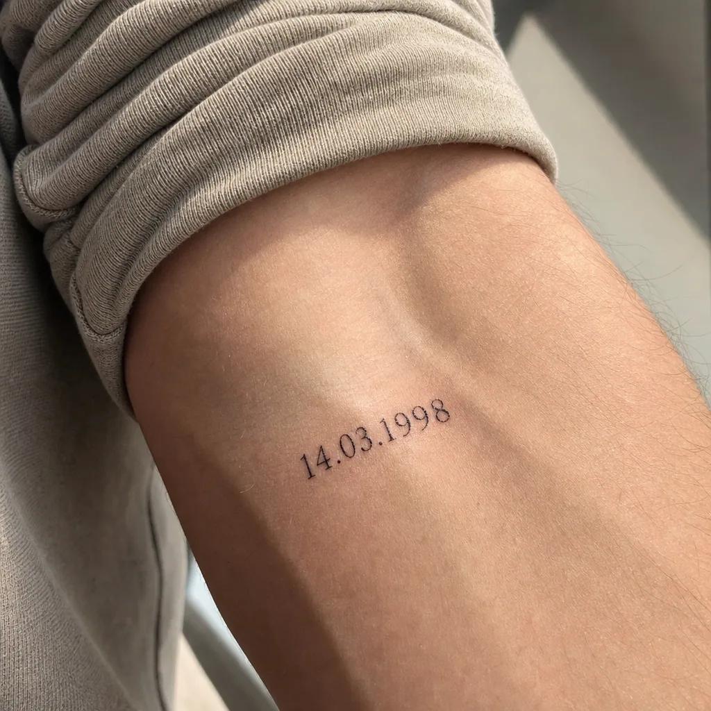 Date significative à l'avant-bras