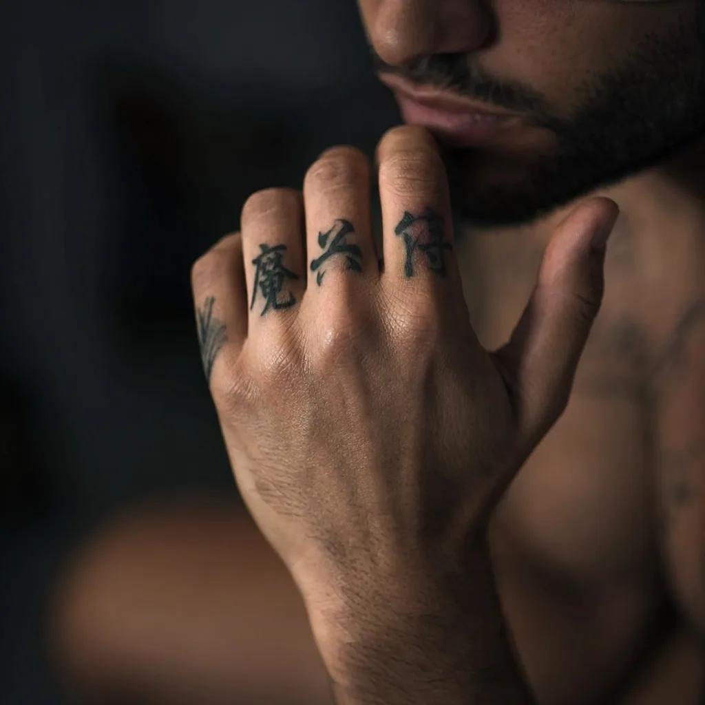 finger-tattoo mikro-realismus auge