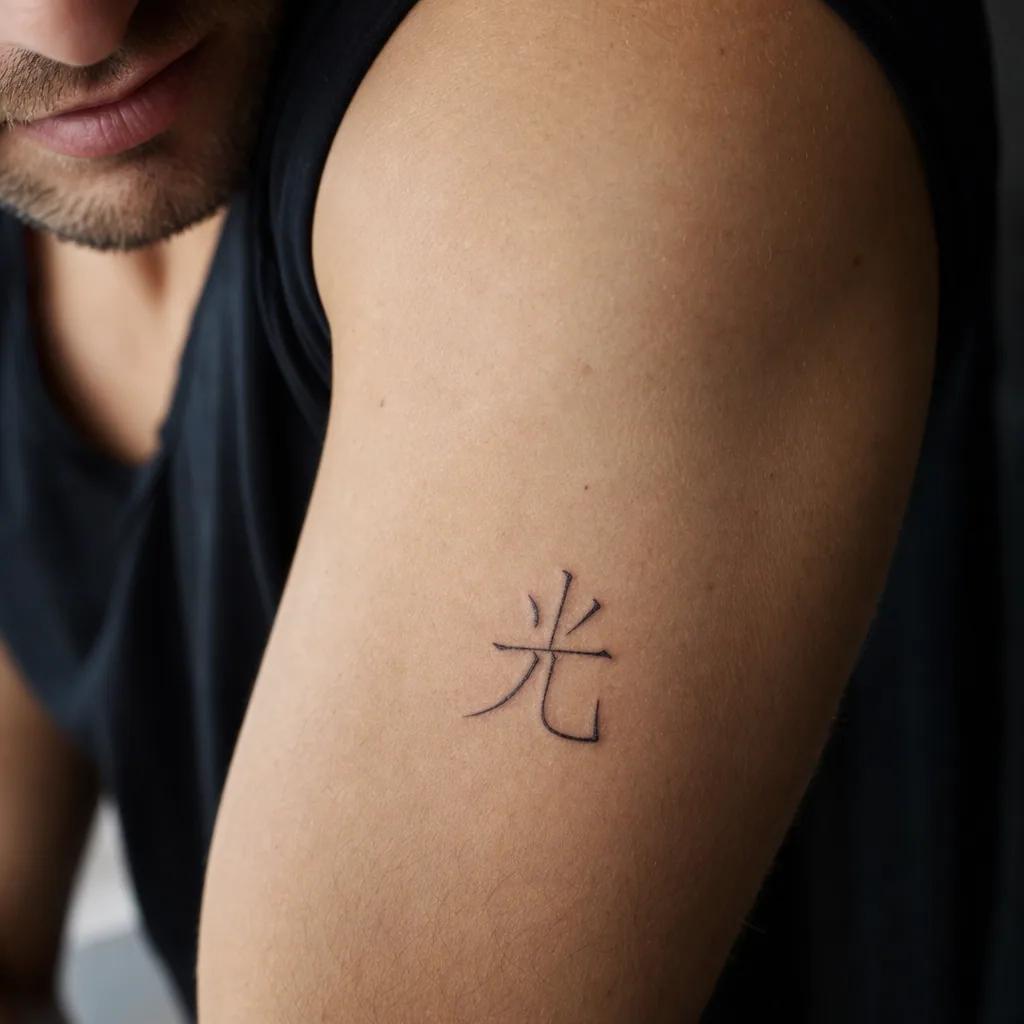japanese-tattoo minimalistisches kanji