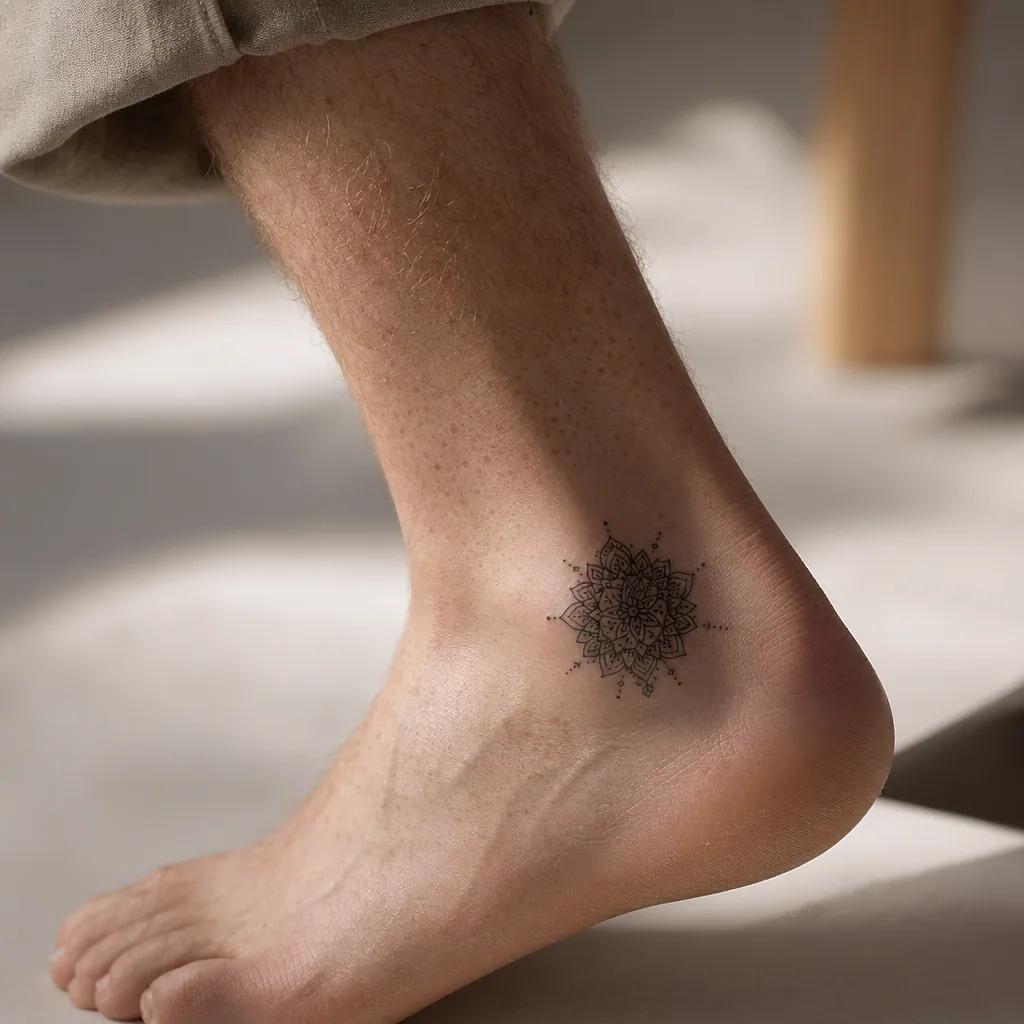knöchel-tattoo japanische welle