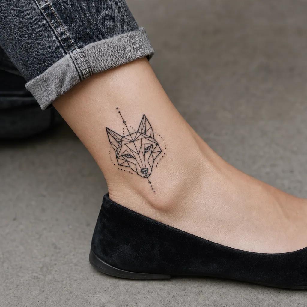 knöchel-tattoo tribal pfeil