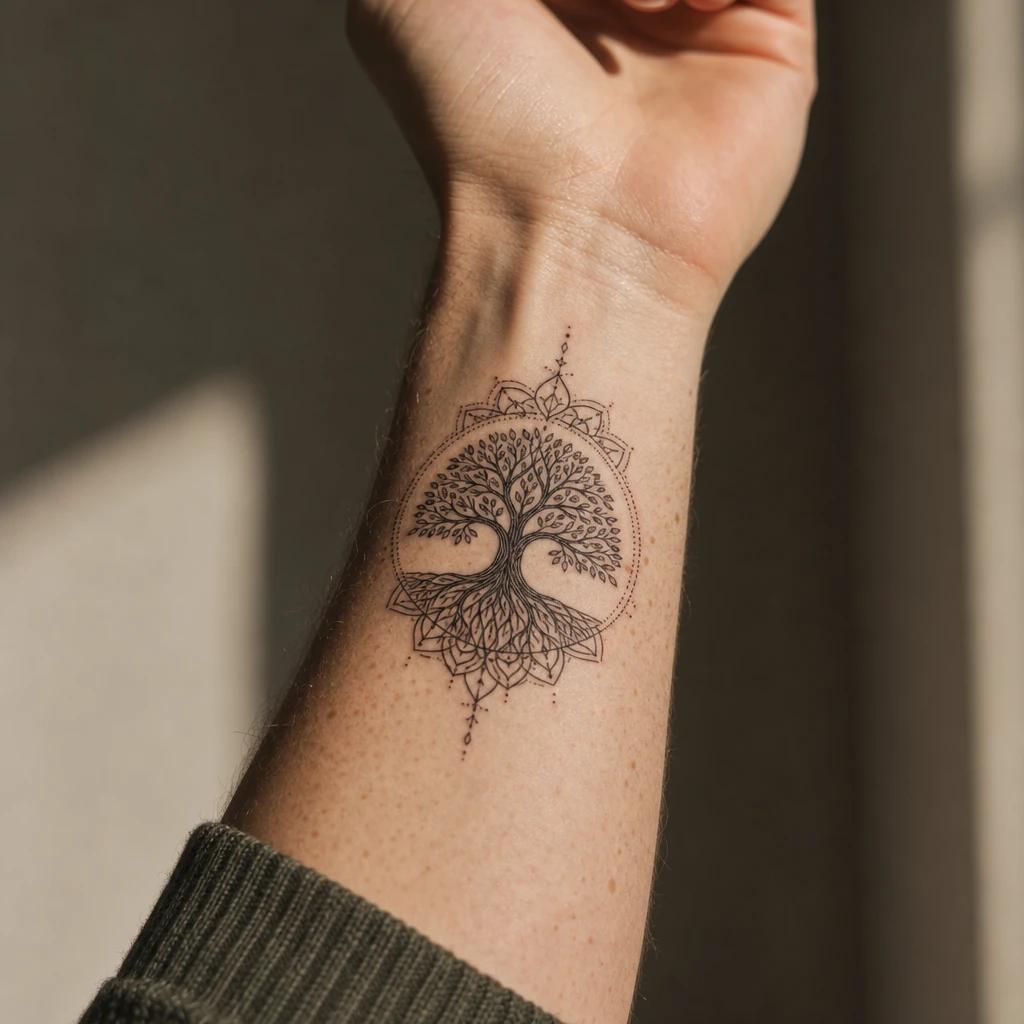 lebensbaum-tattoo lebensbaum mandala