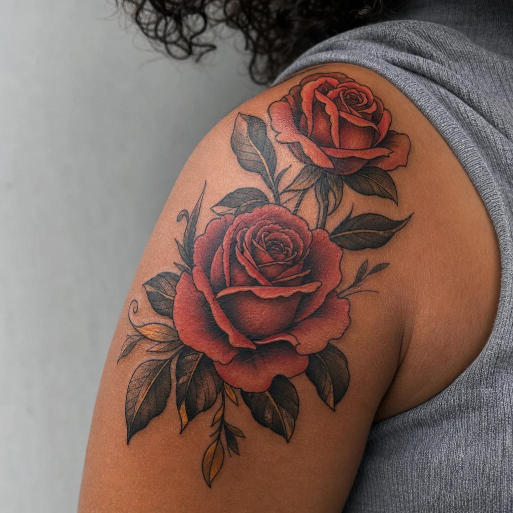 mama-tattoo neo-traditional rosen mama