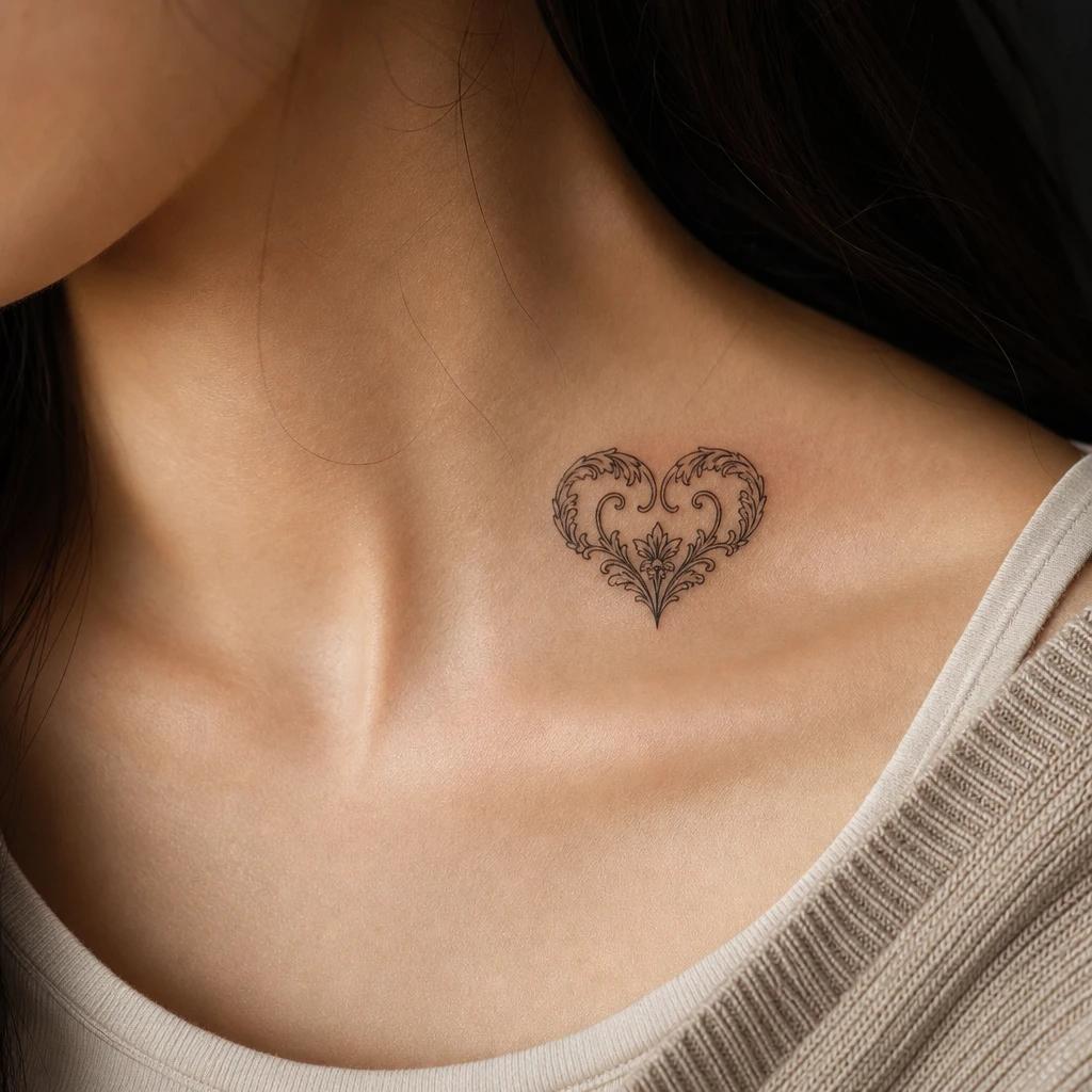mama-tattoo ornamentales herz "mama"