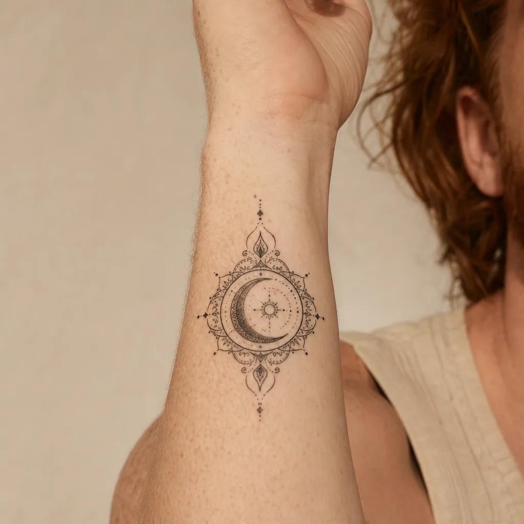 mond-tattoo mond-mandala ornamental