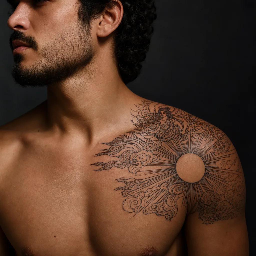 sonne-tattoo sonne japanese amaterasu
