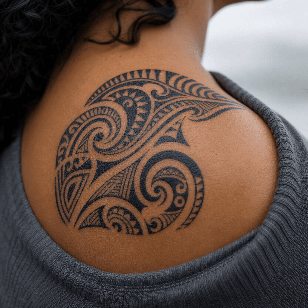 tribal-tattoo maori (ta moko)