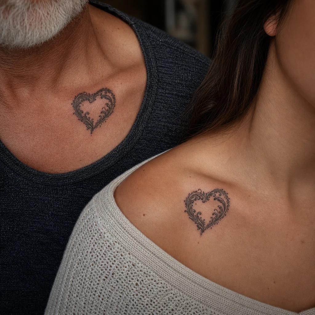 vater-tochter-Tattoo-Idee