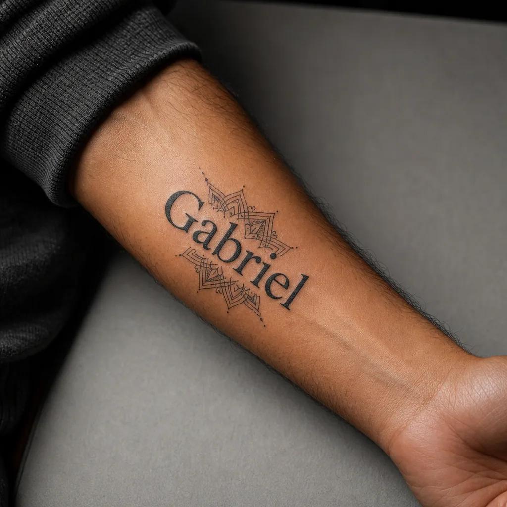 vorname-tattoo vorname elegante handschrift