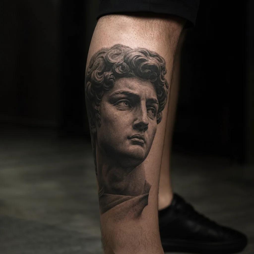 wade-tattoo blackwork komposition
