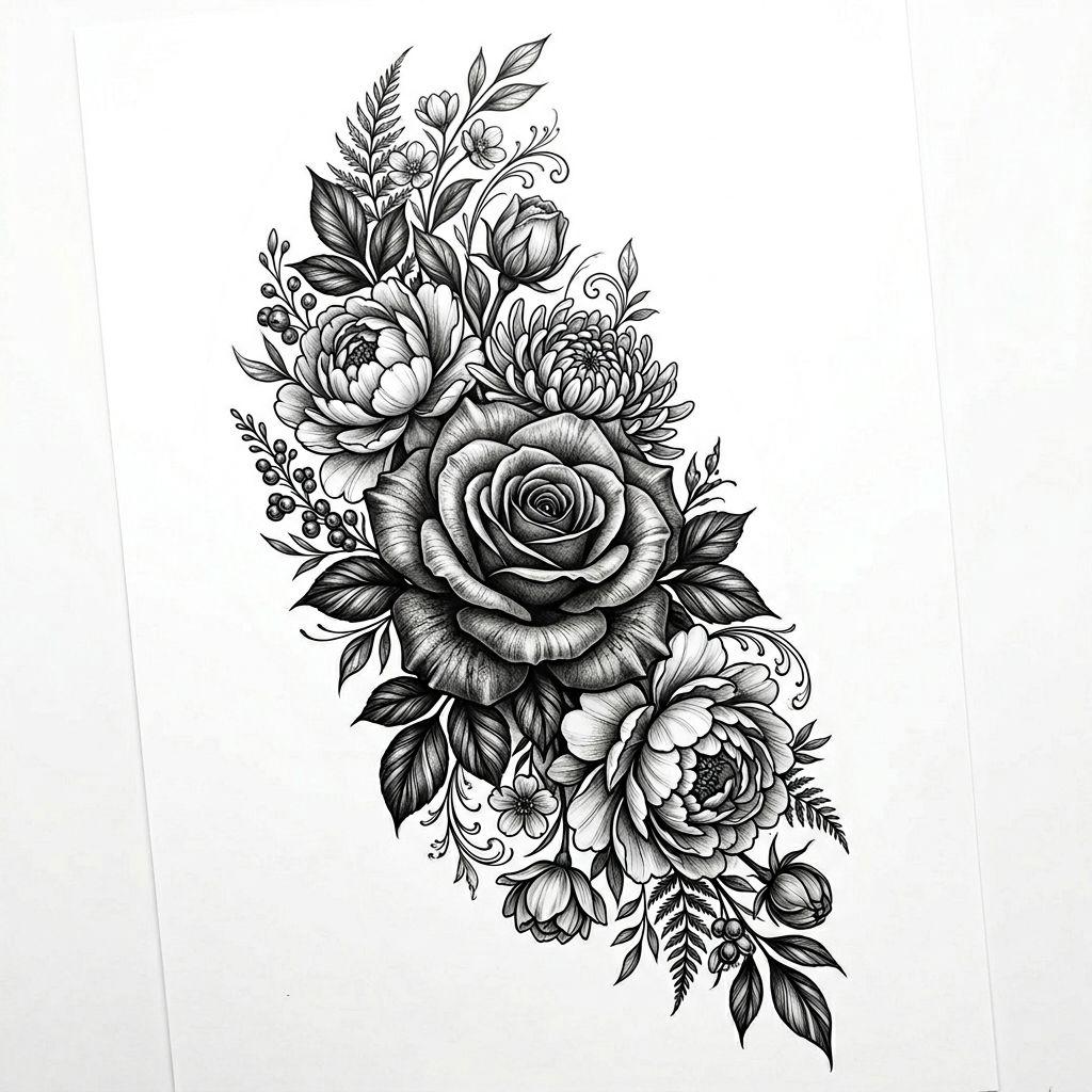 idée tatouage emplacement cuisse réaliste