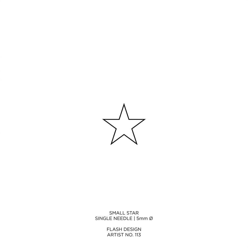 handgelenk-tattoo minimalistischer stern