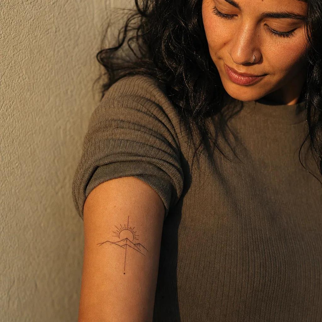 idée tatouage cover recouvrement minimaliste léger