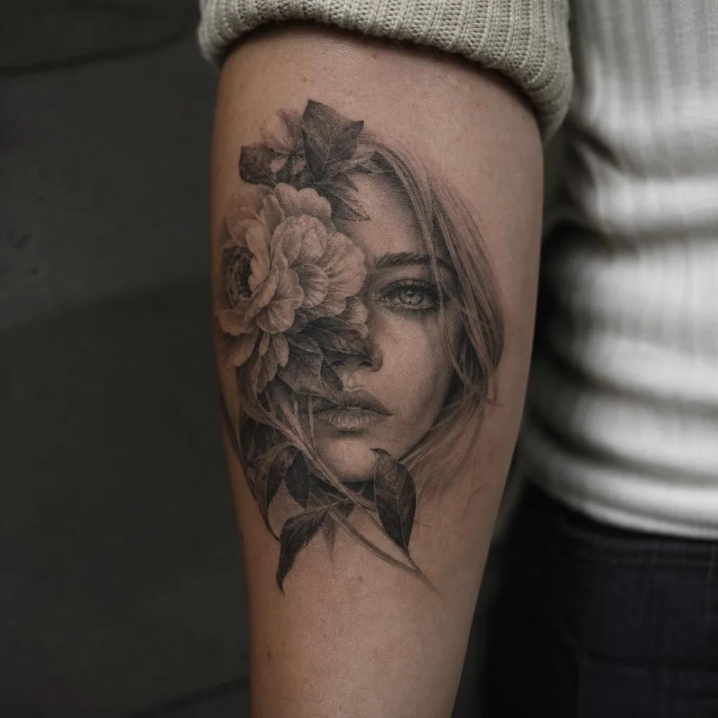 idée tatouage cover portrait réaliste haute densité