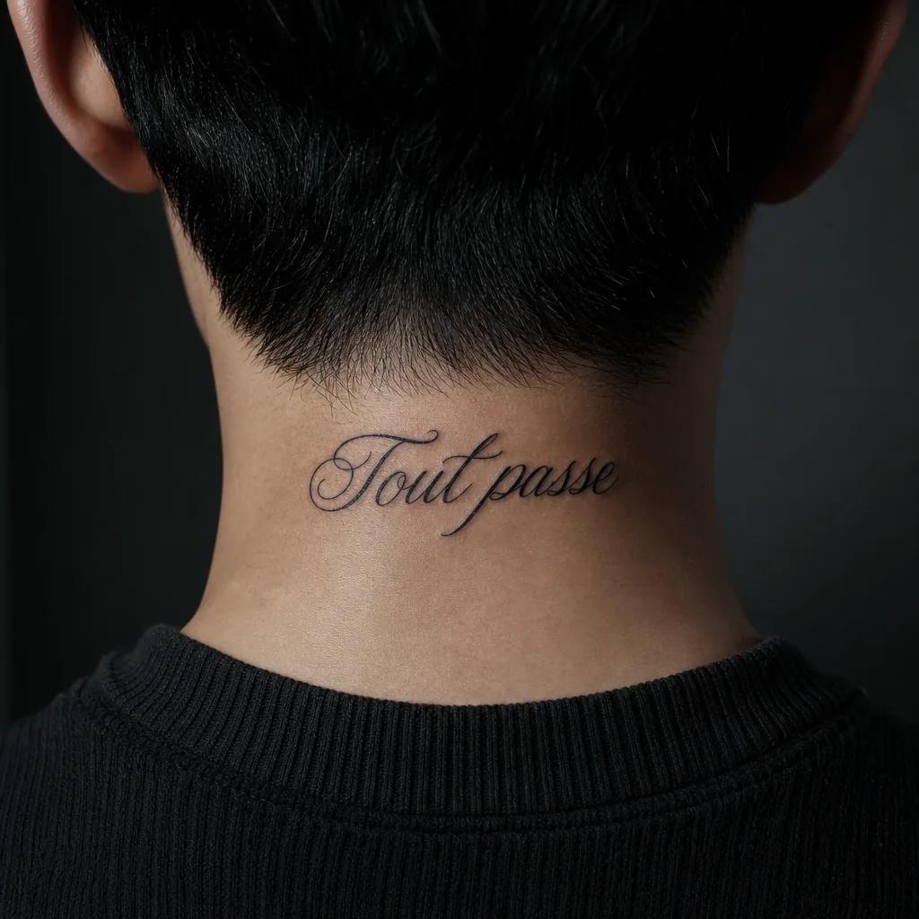 idée tatouage écriture lettrage chicano fin