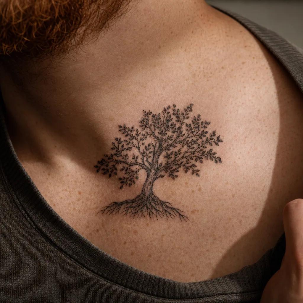 eltern-tattoo familienbaum ornamental