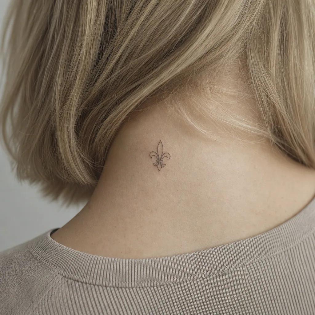 idée tatouage femme discret fleur fine line délicate