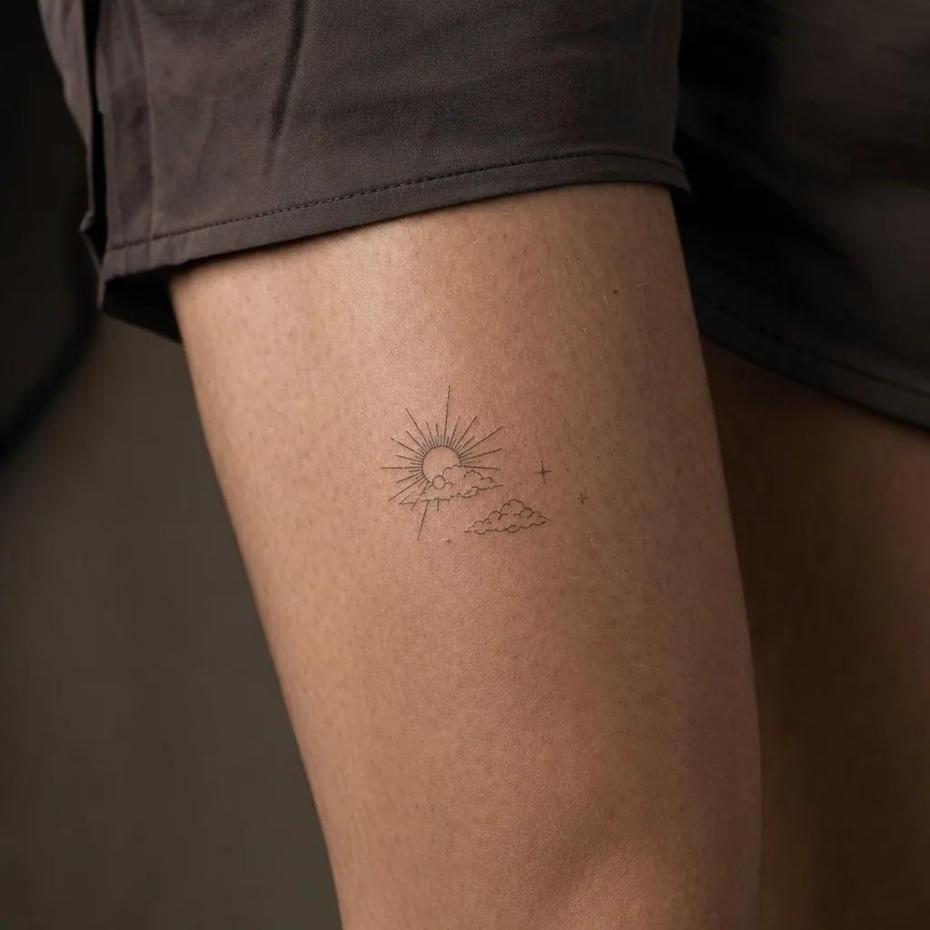 idée tatouage flash flash fine line délicat