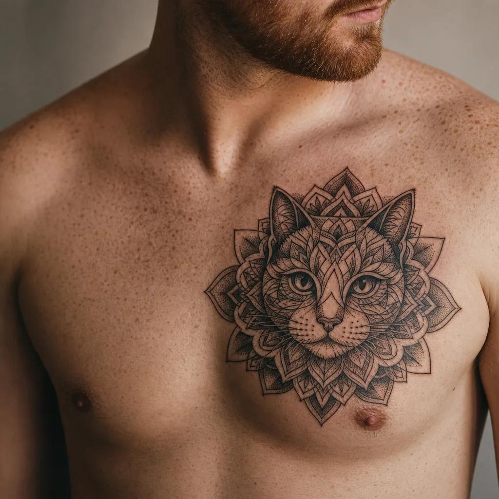 katze-tattoo japanische maneki-neko