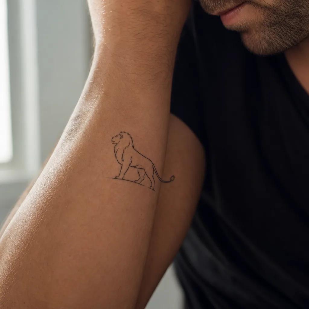 löwe-Tattoo-Idee