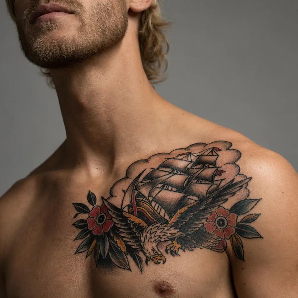 mann-tattoo old-school-patchwork