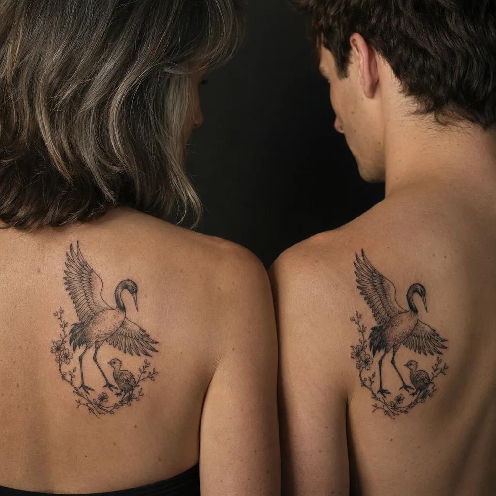 mutter-sohn-tattoo realistische hände