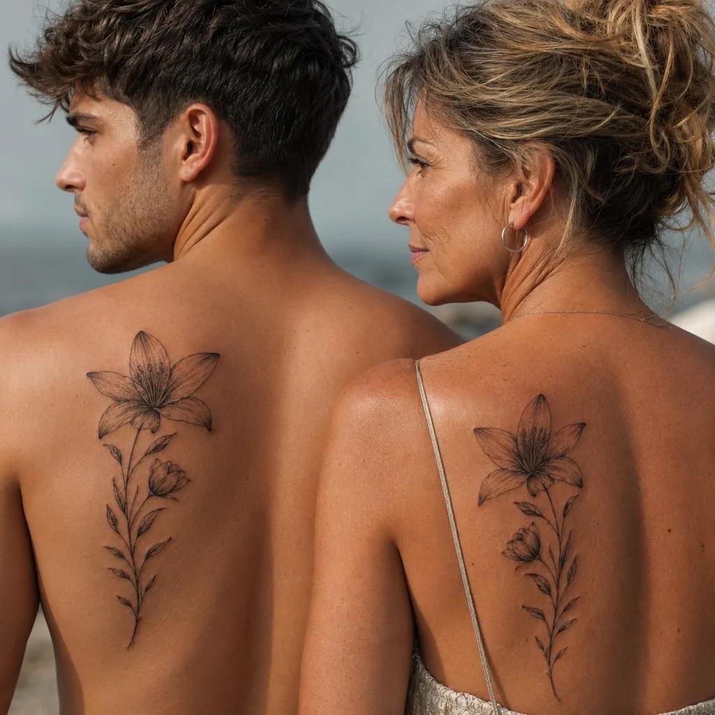 mutter-sohn-tattoo old school "mother"