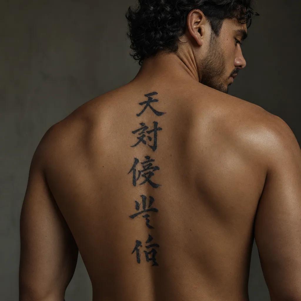 idée tatouage phrase kanji japonais