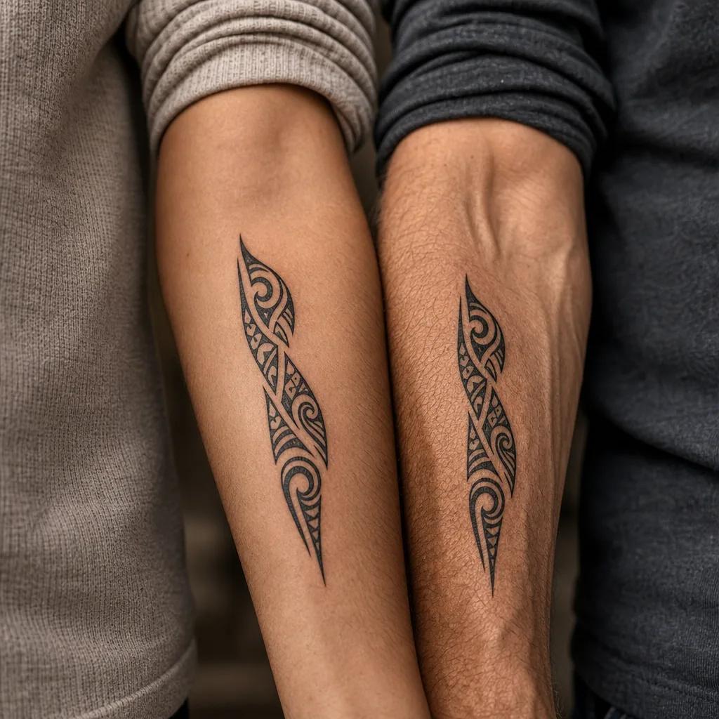 vater und sohn-tattoo watercolor vater-sohn