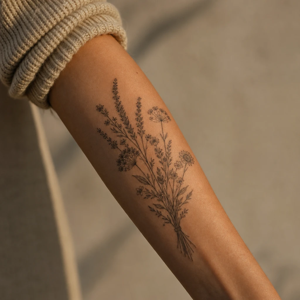 Fleurs sauvages bouquet