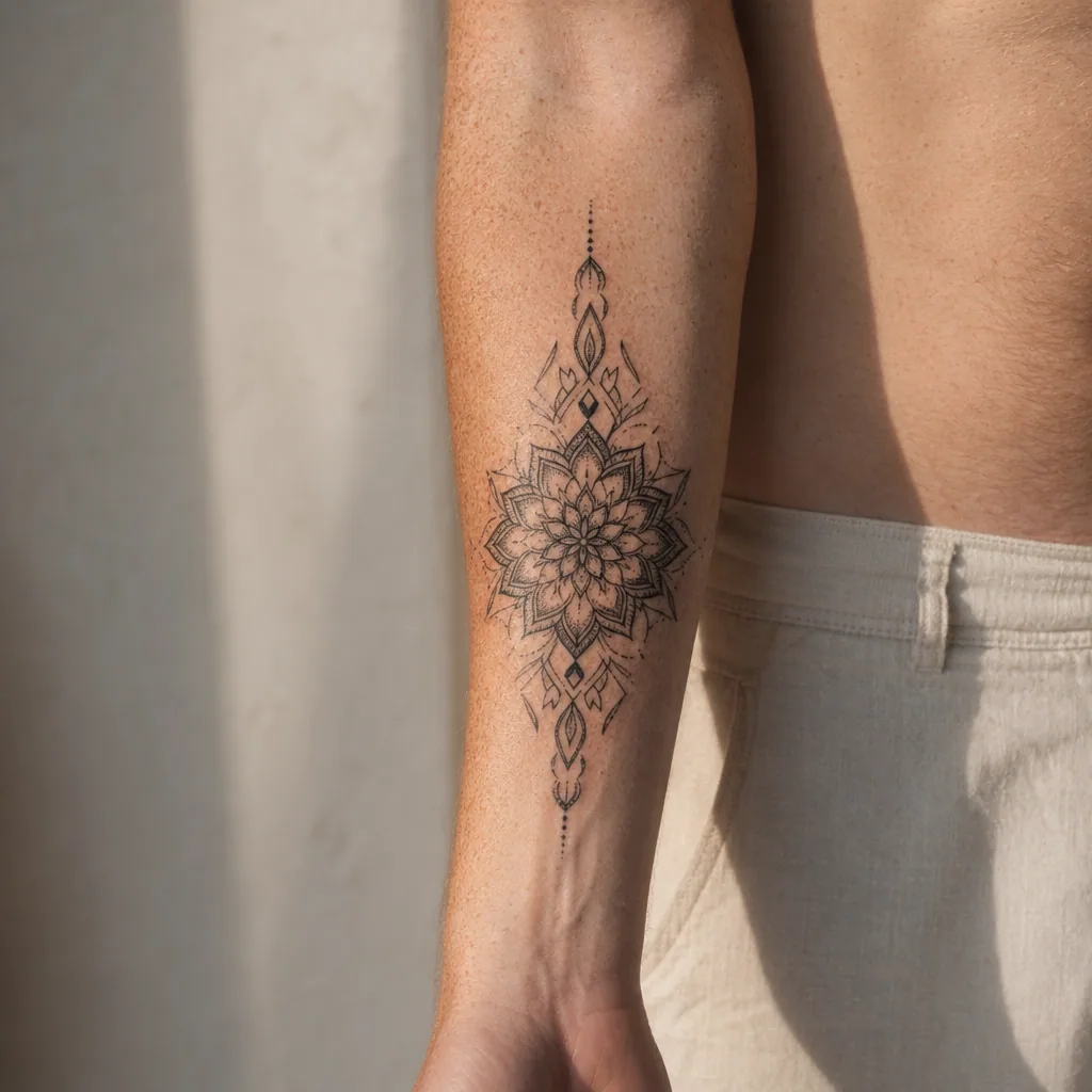 Mandala forearm vertical
